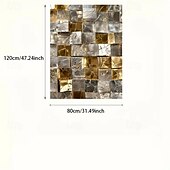 billiga Abstrakta tryck-1 st ramlös abstrakt metallkub mosaik väggmålning modern canvas poster vardagsrum och sovrum inredning konstverk
