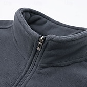 olcso Fleece és 3 az 1-ben dzsekik-Férfi Vjetrovka Planinarska jakna Planinarska jakna od flisa Tél Szabadtéri Termikus Polár zsekik Stétszürke Fekete Piros Sötétkék