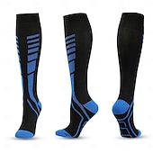 cheap Personal Care &amp; Health-3 Pairs Compression Socks, Multi-Color Outdoor Running High Tube Pressure Socks, Athletic Performance Socks for Cross-Border Sale