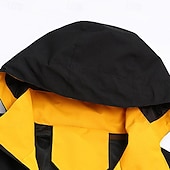 cheap Outdoor Jackets-Men's Windbreaker Hiking Jacket Rain Coat Outdoor Waterproof Windproof Hiking Outfits Hiking Clothes Spring Autumn / Fall Top Camping / Hiking / Caving Running Black White Red