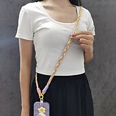 economico Lanyards e cinturini da polso per telefono-Nuovo cinturino da viaggio per alpinismo in corda intrecciata, alla moda e resistente, ideale per appendere il telefono cellulare a tracolla.