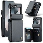 economico Cover Samsung-telefono Custodia Per Samsung Galaxy Z Flip 6 Custodia a Flip Cavalletto Resistente agli urti TPU Pelle PU