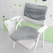 cheap Chair Cover-Waterproof Dining chair Cover For Home Polar Fleece Fabric Chair Cover Stretch Slipcovers Seat Chair Covers