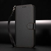 Недорогие Чехлы для iPhone-телефон Кейс для Назначение iPhone 16 Про Макс Плюс iPhone 15 14 Pro Max Plus iPhone 13 Pro Max Mini Кошелек для карт со стендом Магнитный Полная защита тела Ретро ТПУ Кожа PU