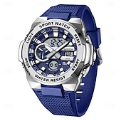 abordables Relojes digitales-SANDA Hombre Reloj Digital Al Aire Libre Deportes Táctico Reloj de Muñeca Luminoso Cronómetro Despertador Calendario Silicona Reloj