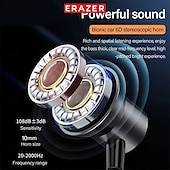 abordables Auriculares deportivos-Auriculares deportivos Erazer XE05Max con Bluetooth 5.4 y cómodos auriculares con banda para el cuello para reducción de ruido.