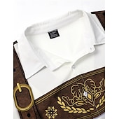 economico Abbigliamento Grafico-Camicie hawaiane Camicia Aloha bavarese Monaco Tedesco Alpino Grafico per Per uomo Adulti Stampa 3D  per Carnevale Birra Oktoberfest Spiaggia Vacanza Feste