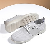 billige Sneakers til herrer-herre pustende strikkesko – myke og fleksible tursko for komfort og stil i daglige aktiviteter