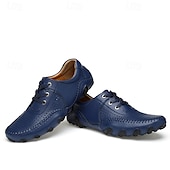 economico sandali da esterno-Scarpe da passeggio traspiranti da uomo bianche con ritagli – mocassini estivi casual con suola morbida per la guida, le vacanze al mare, l&#039;esplorazione della città e il comfort per tutto il giorno nelle giornate calde