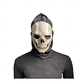 levne Halloween maska a rekvizity-Halloweenská vojenská taktická maska lebky pro dospělé, realistické strašidelné kostýmy, latexová maska na obličej, vojenská taktická maska lebky na halloweenskou párty