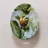 baratos Candeeiros de Parede de interior-Luminária de parede LED de mármore para ambientes internos, 1 luminária minimalista de parede, luminária de decoração para casa, luzes de parede para sala de estar e quarto, 110-240 V