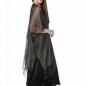 baratos envoltórios da mãe-Capa Elegante de Proteção Solar para Mulheres com Mangas Curtas em Seda Imitada com Cor Pura para Casamento de Verão