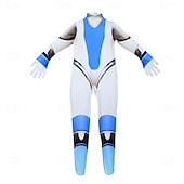 levne Chlapecké kostýmy-Futuristický robot Astrobot Kostým Kombinéza Den STEM cosplay Filmové kostýmy for Pánské Chlapecké Dospělí Dětské předvečer Všech svatých Karneval Světový den knihy Výkon Vzdělávací převlékán