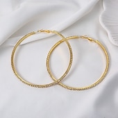 economico Orecchini-Per donna Orecchini pendenti Tropicale Gioia Elegante Orecchini Gioielli Oro Per Feste