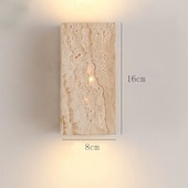 economico applique da esterno-Applique a LED da esterno impermeabile IP65 in pietra, per soggiorno, camera da letto, comodino, TV, lampada da parete artistica, applique da parete 110-240 V.