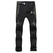 baratos Calças e Calções-Homens Calças de Trilha calças de caminhada Retalhos Ao ar livre Normal Prova-de-Água Secagem Rápida Leve Elástico Calças Cintura elástica Bolso Com Zíper Preto Verde Tropa Corrida Campismo