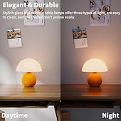 economico lampada da comodino-Lampada da tavolo a LED, lampada decorativa moderna, lampada da scrivania, luce notturna per camera da letto, studio, soggiorno, comodino, bar, ristorante