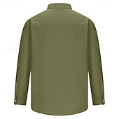 cheap Tops-Retro Vintage Medieval Renaissance Shirt Pirate Viking Solid Color Fancy Dress Men's Pirate Halloween Carnival Vacation Casual Daily LARP Adults' Shirt Spring &amp; Summer