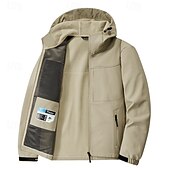 economico Fleece &amp; Giacche 3 in 1-Per uomo Giacca a Vento Giacca da escursionismo Giacca in pile da escursionismo Cotone Inverno All&#039;aperto Termico Antivento Giacche in pile Nero Giallo Verde militare Cachi Grigio