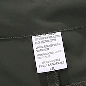 halpa Pohjat-Miesten Vaellushousut vaellushousut Ulko- Normaali Vedenkestävä Tuulenkestävä Alaosat Vetoketjullinen tasku Tumman harmaa Musta Telttailu / Retkely / Luolailu Juoksu S M L XL XXL