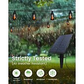 cheap Solar String Lights-1 Pc 15 Leds Outdoor Waterproof Solar Flashing Flame Lantern String Garden Courtyard Camping Christmas Halloween Wedding Atmosphere Decoration Lighting