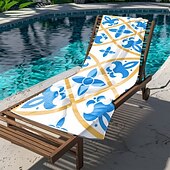 baratos Cobertores &amp; Mantas-toalha de praia macia e absorvente - design leve, de secagem rápida e sem areia para praia, piscina e viagens