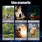 economico Fotocamera e foto-Visione notturna 4K HD montata sulla testa con ingrandimento 8x, modalità a 4 colori, zoom 8x, scheda di memoria da 64 GB per registrazione e riproduzione ad alta definizione, sorveglianza del