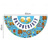 preiswerte Gartenfahnen, Banner-Oktoberfest Deutsche Bayerische Wimpel 3 x 1,5 Ft Nicht gefalteter Fächerflaggenbanner Polyesterflagge für Feiertags-Außendekor