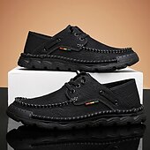 abordables sandales d&#039;extérieur-Baskets d&#039;extérieur pour hommes en cuir marron avec tige en mesh, semelle intérieure coussinée et semelle en caoutchouc durable pour le sport, la randonnée et les aventures actives en plein air