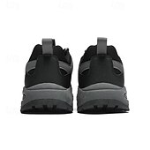 abordables Baskets-Homme Chaussures Décontractées Chaussures de randonnée Marche Occasionnel Cuir PU Maille Confortable Antidérapant Respirant À lacets Noir Jaune Vert Été Printemps