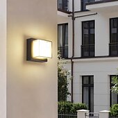 economico applique da esterno-Lampada da parete a LED impermeabile per esterni in lega di alluminio e vari stili di lampada da parete moderna per cortili di ville