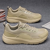 Χαμηλού Κόστους Ανδρικά Sneakers-Ανδρικά πλεκτά mesh αθλητικά παπούτσια με μπλε σόλα σε αντίθεση – ελαφριά και αναπνεύσιμα αθλητικά παπούτσια για τρέξιμο, καθημερινή προπόνηση, ταξίδια στην πόλη και ενεργό τρόπο ζωής.