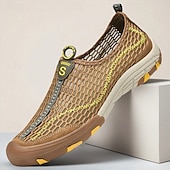billige Sneakers til herrer-Herre utendørs tursko i netting – vannavstøtende og solide joggesko for fotturer, turstier og komfort hele dagen