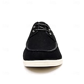 cheap Casual-Men&#039;s Beige Faux Suede Boat Shoes with Lace-Up Design – Comfortable Casual Footwear for Weekend, Vacation &amp; Daily Use