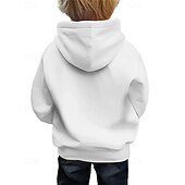 billiga Pojkens 3D-djur-Pojkar 3D Djur Huvtröja Långärmad Vår Höst Mode Streetwear Barn 4-12 år Huva Utomhus Ledigt Dagligen Normal