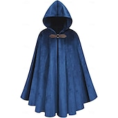 abordables Capas &amp; Capa-Medieval Traje de sudaderas con capucha Normal Moda Sin Cuello Adultos Adulto Capa Todas las Temporadas