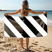 Недорогие Тонкие одеяла и пледы-мягкое и впитывающее пляжное полотенце - легкое, быстросохнущее, не оставляющее следов на песке, для пляжа, бассейна и путешествий