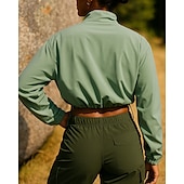 baratos Casacos impermeáveis-Mulheres Moletom com capuz Jaqueta de Trilha Jaqueta esportiva Ao ar livre Proteção Solar Respirável Secagem Rápida Roupas de caminhada Roupas de caminhada Outono Jaqueta Tênis Golfe Corrida Côr