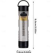 baratos Luzes de paisagem-Lanterna portátil para acampamento ao ar livre, multifuncional, leve, pequena lanterna, lanternas de LED, lanternas portáteis para acampamento com gancho magnético para churrasco ao ar livre, pesca
