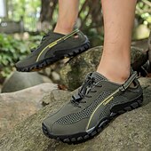 billige Sneakers til herrer-herresko for utendørs bruk – høytytende og slitesterke nettingsko for fotturer, terrengløping og utendørssport