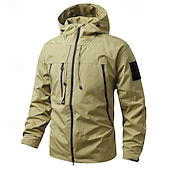 economico Giacche impermeabili-Per uomo Giacca a Vento Giacca da escursionismo Impermeabile Esterno Impermeabile Antivento Abbigliamento da trekking Abbigliamento da trekking Primavera Autunno Top Campeggio / Escursionismo