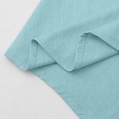 economico Vacanza-Per uomo Camicia Camicia di lino Camicia Estiva Abbigliamento da spiaggia Camicia con Bottoni Semplice Vacanza Casuale Nero Bianco Azzurro cielo Cachi Manica Lunga Colletto Primavera &amp; Estate