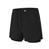 abordables Pantalons de Course &amp; Collants-Homme short avec collants Patchwork Shorts Extérieur Sport &amp; Loisir Occasionnel Respirant Séchage Rapide Léger Tennis Le golf Course Coupe régulière Tenue de sport Tenues de Sport Bloc de Couleur