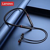 cheap Sports Headphones-Origial Lenovo HE05X Bluetooth 5.0 Magnetic Absorption In-ear Design Earphones Skin-touching Headset HiFi Sound Headphones
