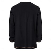 baratos Tops-Medieval Renascentista Século XVII Comprimento Médio Blusa / Camisa Traje Cosplay Feira Ren Cavalheiro Viking cavaleiro celta Com Cordão Côr Sólida Homens Pirata Dia Das Bruxas Baile de Máscaras