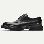 economico Scarpe Eleganti Classiche-scarpe eleganti da uomo in vera pelle di vacchetta nera con motivo coccodrillo – eleganti scarpe formali per lavoro, matrimoni ed eventi speciali