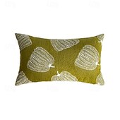 cheap Throw Pillows &amp; Covers-1 pcs Chenille Pillow Cover, Halloween Rectangular Traditional Classic