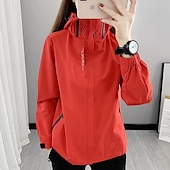 economico Giacche impermeabili-Per donna Giacca a Vento Giacca da escursionismo Impermeabile Esterno Impermeabile Antivento Abbigliamento da trekking Abbigliamento da trekking Primavera Autunno Top Campeggio / Escursionismo