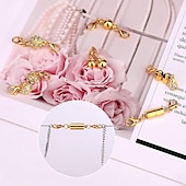 preiswerte Kunst, Handwerk und Nähen-12 Stück/Set magnetische Halskettenverschlüsse und Verschlüsse für Schmuck, starker, sicherer Schnappverschluss, einfach zu verwenden bei Arthritis, DIY-Reparatur, Armbandverlängerungsverbinder