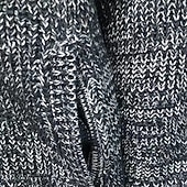 cheap Men&#039;s Cardigan Sweater-Men&#039;s Sweater Cardigan Sweater Cable Knit Regular Tops Knitted Plain Shawl Collar Modern Contemporary Casual Casual Daily Wear Clothing Apparel Fall Winter Black Navy Blue S M L